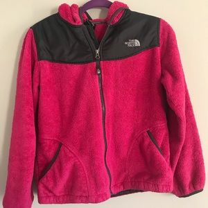 NORTH FACE 💗HOT PINK💗 HOODED JACKET